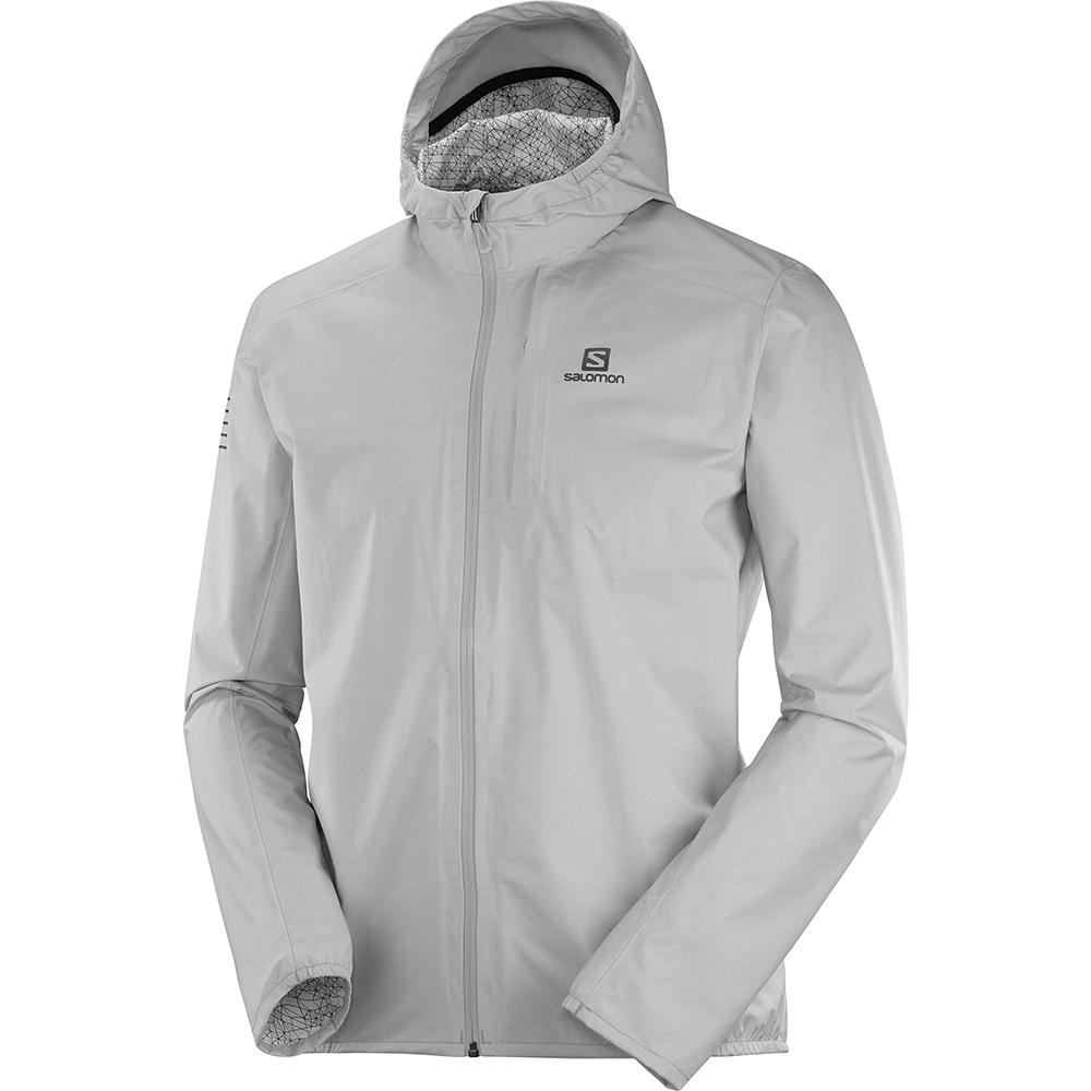 Salomon BONATTI WP JKT M Chaquetas Hombre - Gris - Colombia (75280-DFYQ)